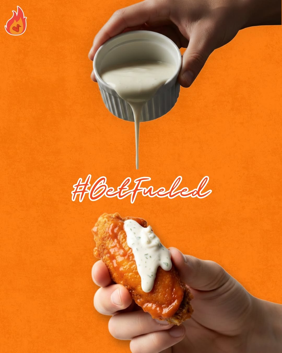 Fueled Wings platter